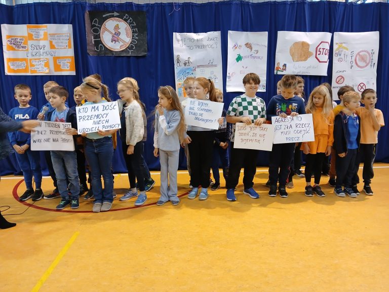 Apel podsumowujący udział w Kampanii XIX Dni Przeciwko Przemocy i Agresji w szkole, pod hasłem: Ej to nie jest żart, to jest przemoc!
