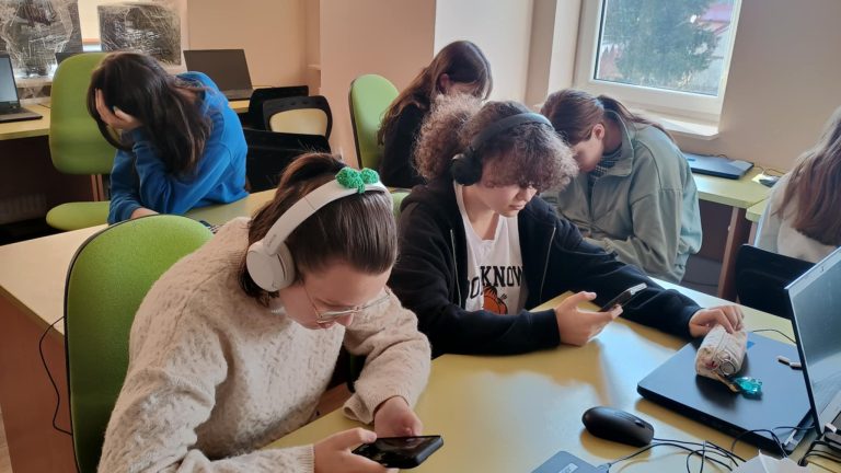 Program „Native speaker w każdej szkole” uczniowie klasy VI i VII, wzięli udział z wykwalifikowanymi native speakerami podczas lekcji online.