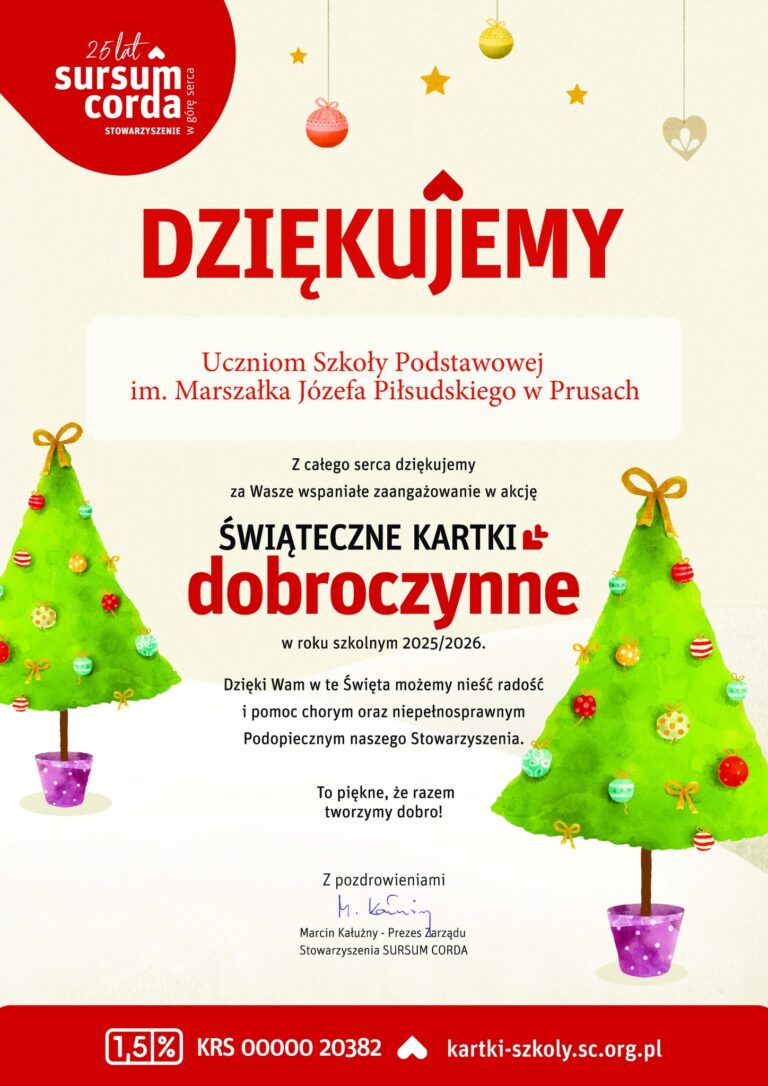 „Świąteczne kartki dobroczynne”.