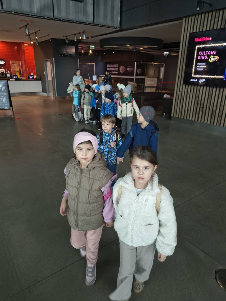 Wycieczka przedszkolaków do Multikina w Krakowie